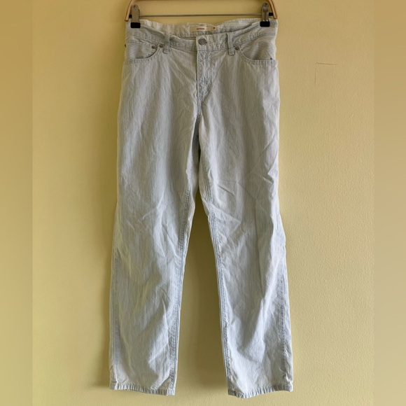 Levis Striped Boyfriend Jeans, sz 31 - Picture 1 of 5
